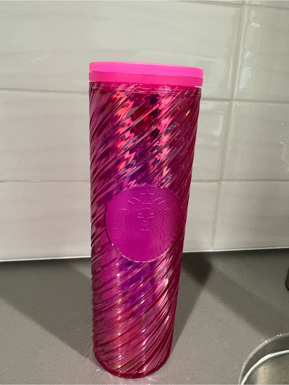 Starbucks Vibrant Fuchsia Travel Tumbler